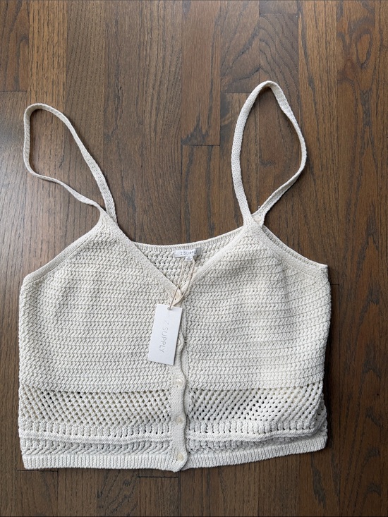 Zsupply Tops - Z Supply Tay Crochet Top